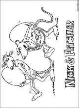 fetcher coloring page easy chicken run