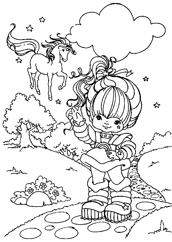 Rainbow Brite Coloring Pages 3