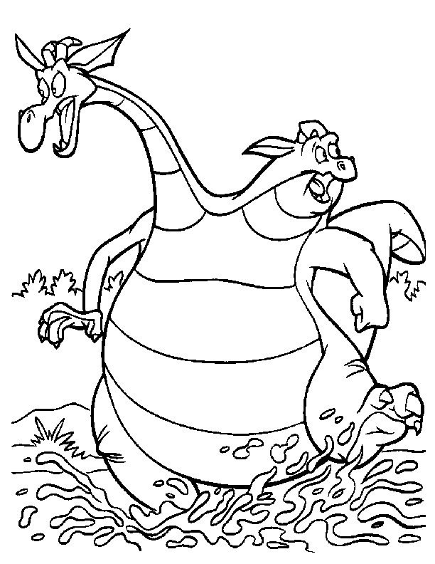 Download Coloring page : Double dragon - Coloring.me