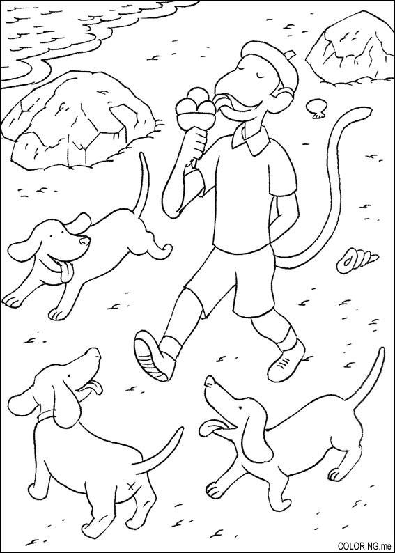 zephir coloring page in pdf babar