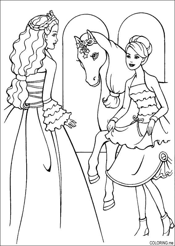 520 Barbie Queen Coloring Pages Images & Pictures In HD