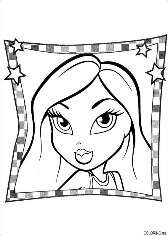 Coloring page Bratz draw Coloring.me