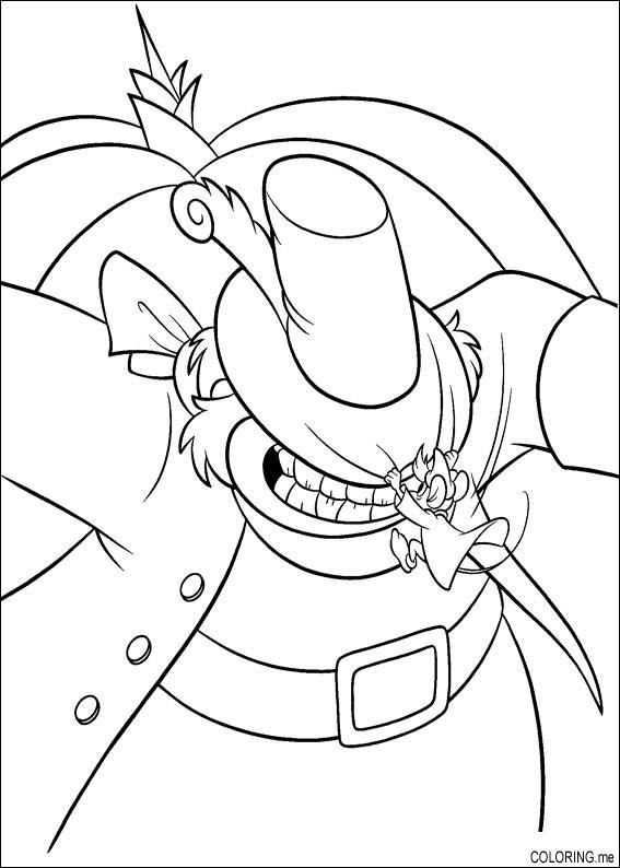 Coloring page : Cinderella cat hat - Coloring.me