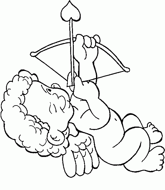 Coloring page : Love angel - Coloring.me