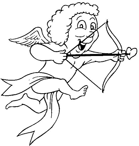 Coloring page : Love angel - Coloring.me