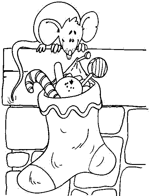 Coloring page : Cadeau noel - Coloring.me