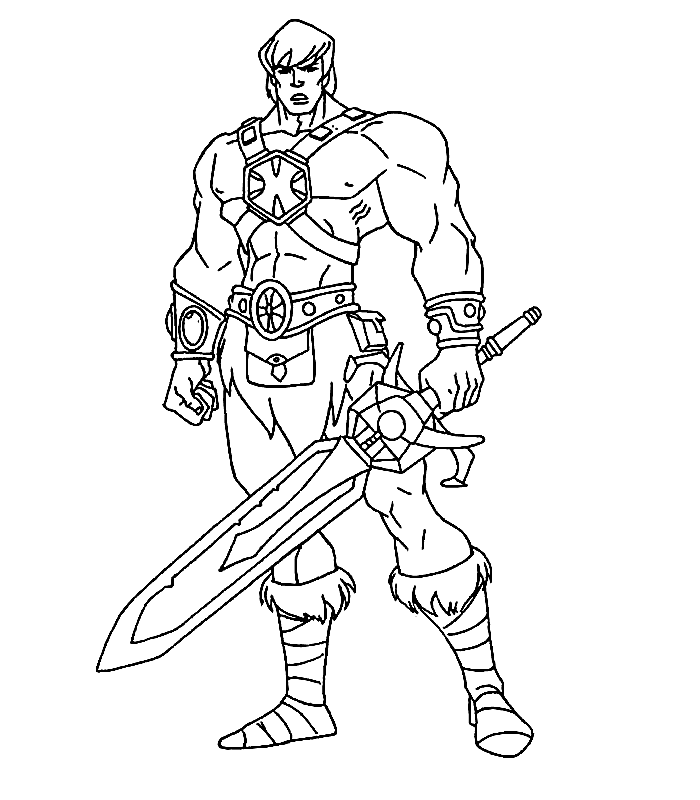 Coloring page : Musclor - Coloring.me