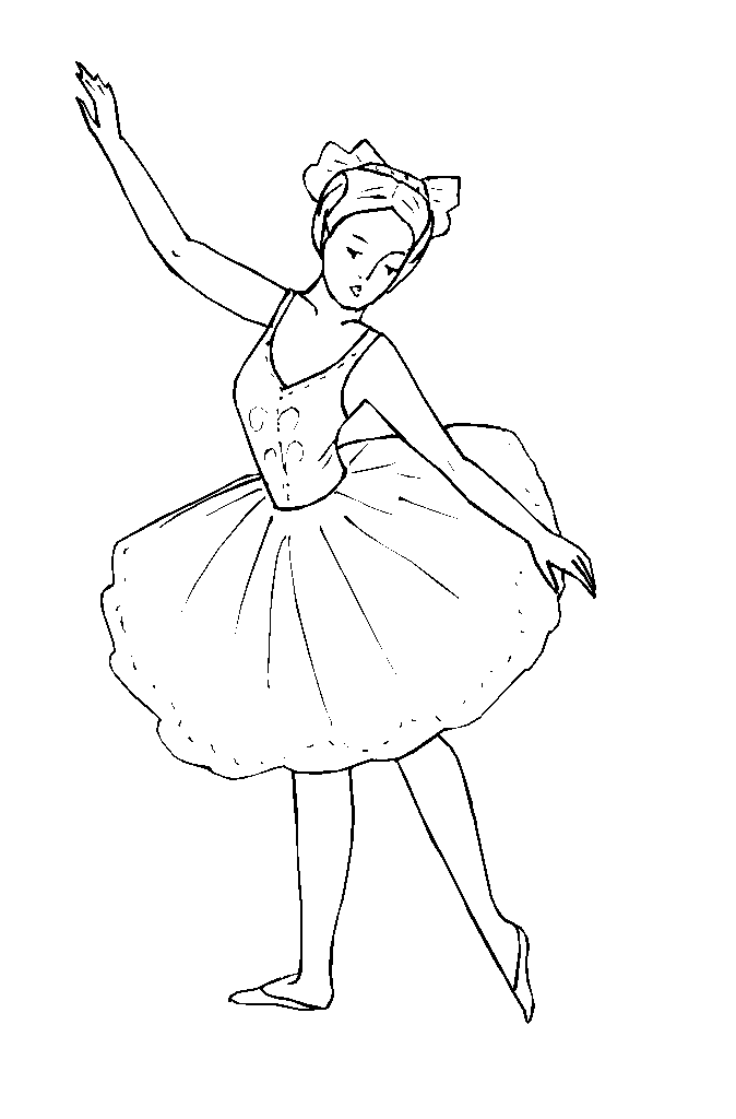 Coloring page : Danse ballerine - Coloring.me