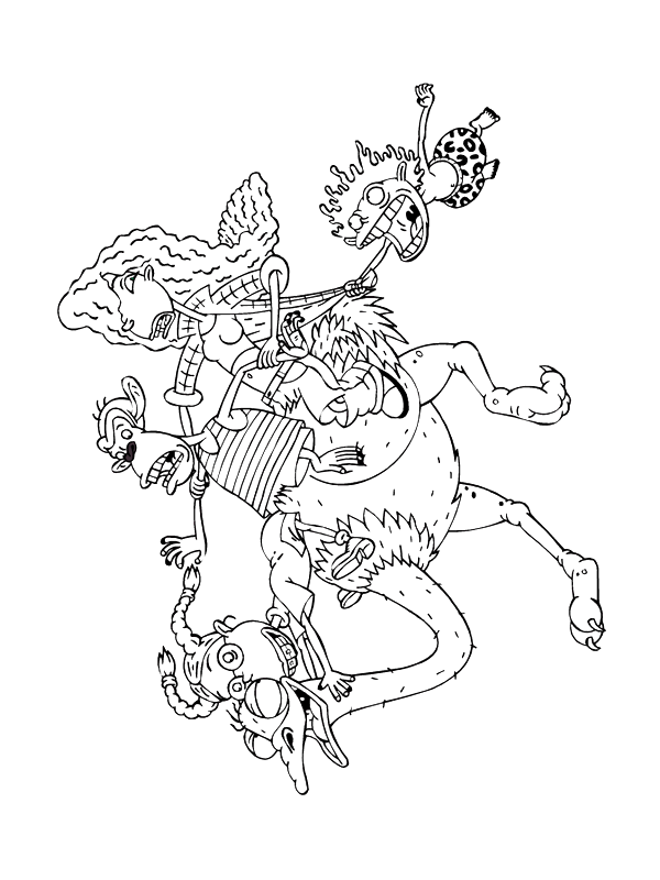 Coloring page : Famille de la jungle - Coloring.me