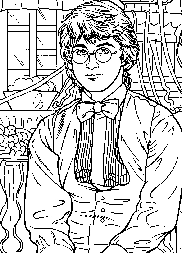 coloring pages of harry potter Coloring page : harry potter - Fatisill.com